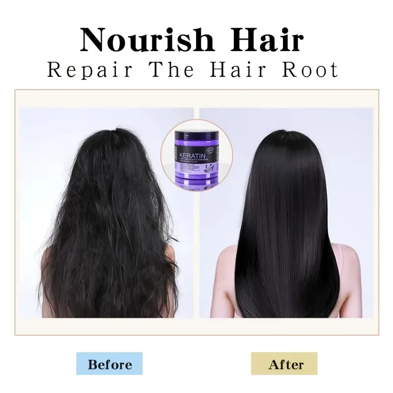 1000ml Keratin Hair Mask with Argan Oil & Lavender Extracts
