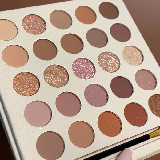 Creamy Elf Eyeshadow Palette Pearly Matte Milk Tea
