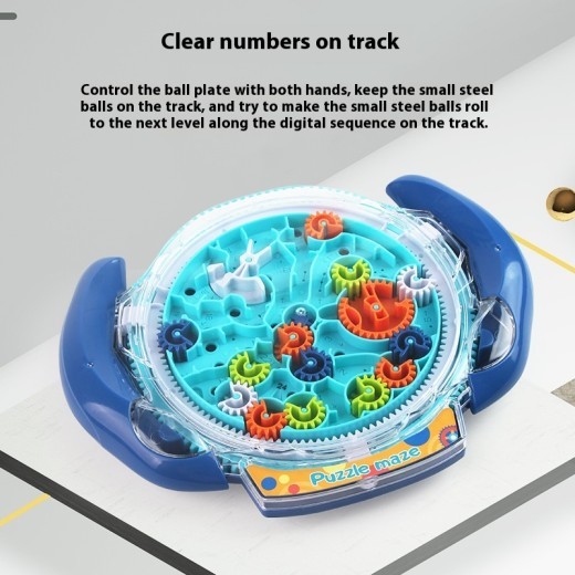 Educational Gear Maze Entrance Intellectual Ball Concentration Training Children's Handheld Toys