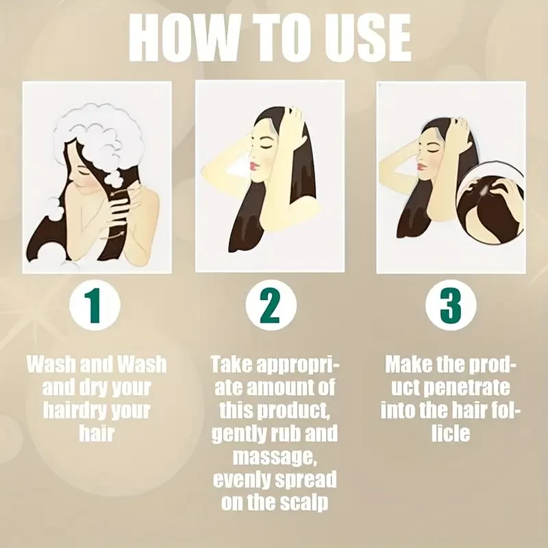 GZE GINGER HAIR CREAM Ginger Hair Strengthens Cream Moisturizing Scalp Massage Hair Care Serum Conditioner