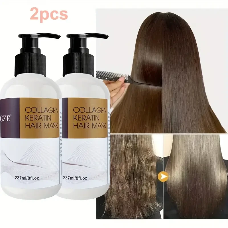 2-Pack GZE Collagen Keratin Hair Mask