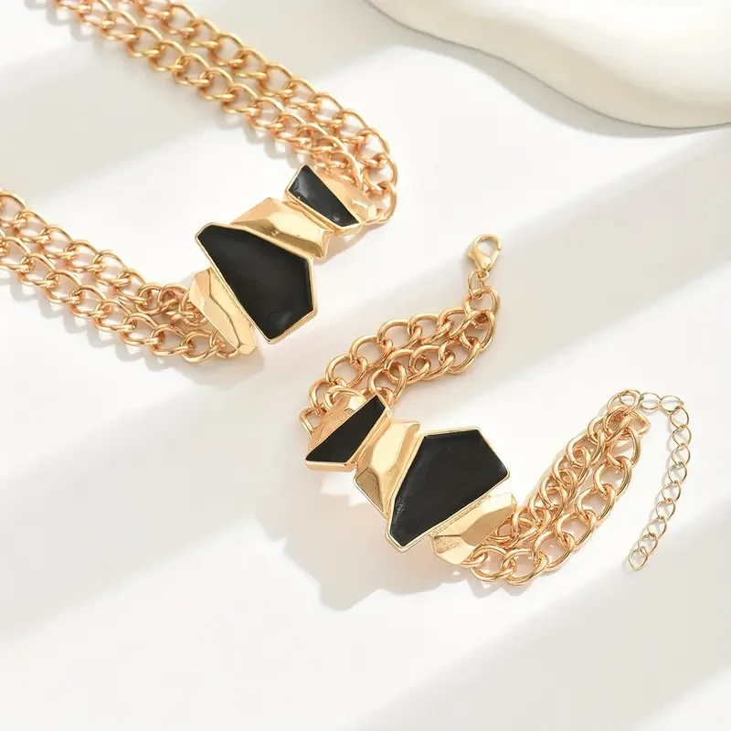 New Bracelet + Necklace Women's Jewelry Set