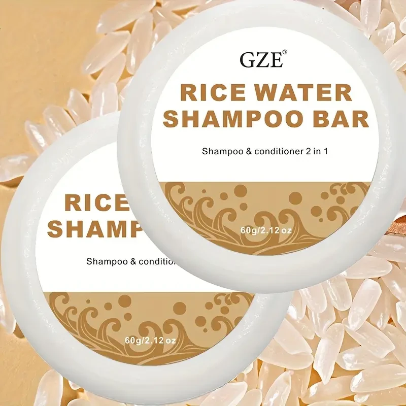 2-Pack Rice Water Shampoo Bar