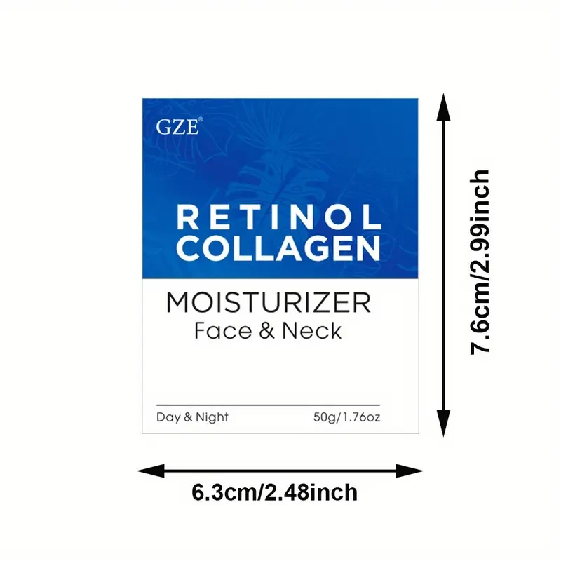 GZE Retinol Collagen Face & Neck Moisturizer Cream with Hyaluronic Acid