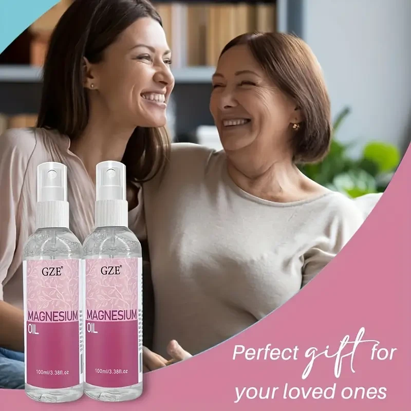 2 Pack Pure Magnesium Oil Spray for Rapid Muscle and Relaxation