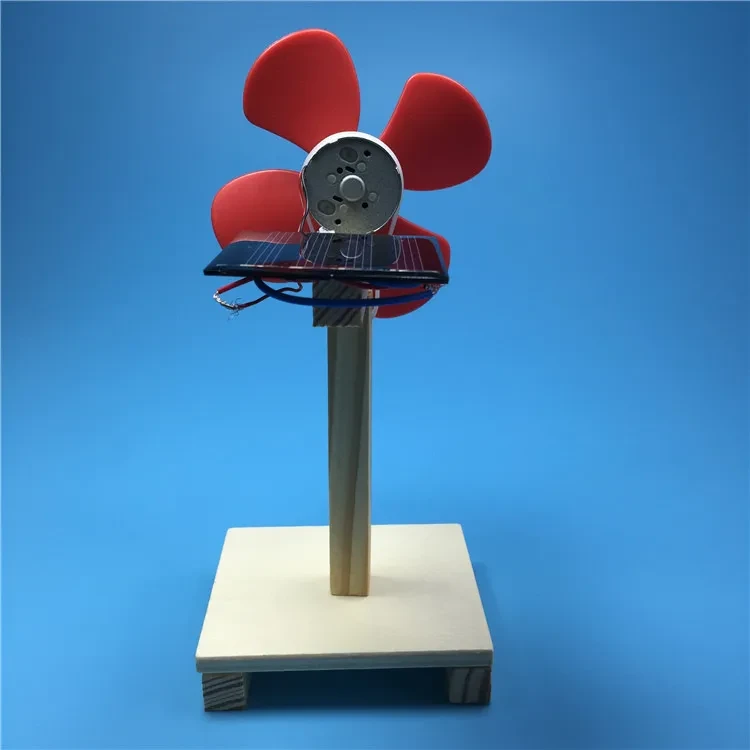 Solar Fan Puzzle Toy Material Package