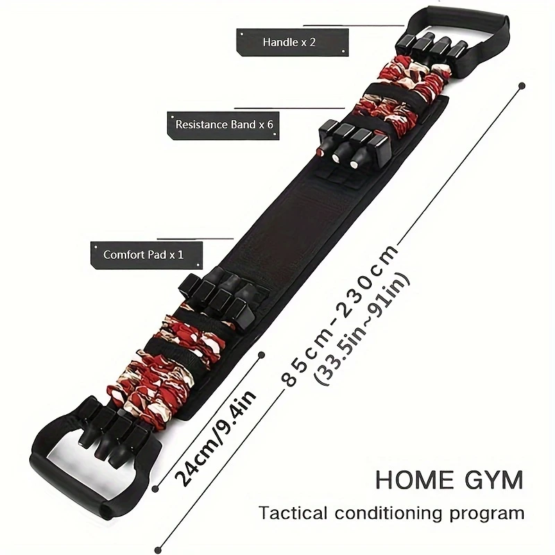 Versatile Resistance Bands for Push-Ups & Chest Workouts