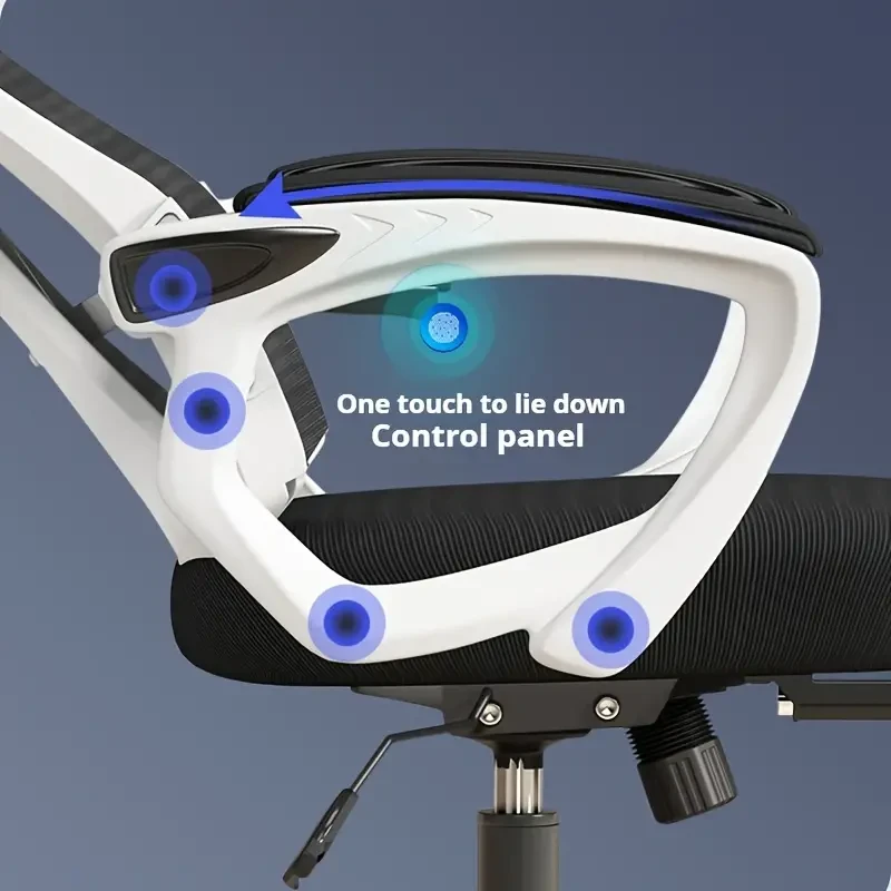 Ergonomic Office Chair With Headrest - Comfortable Computer Desk Chair