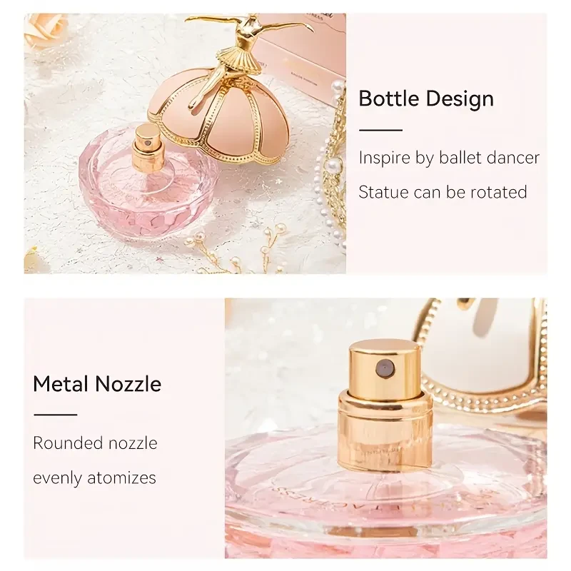 Long-Lasting Floral & Fruity Elegant Ballet Dancer Eau De Parfum for Women