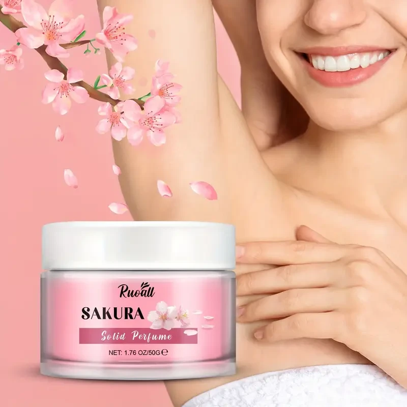 RUOALL Sakura Golden Prep Solid Perfume