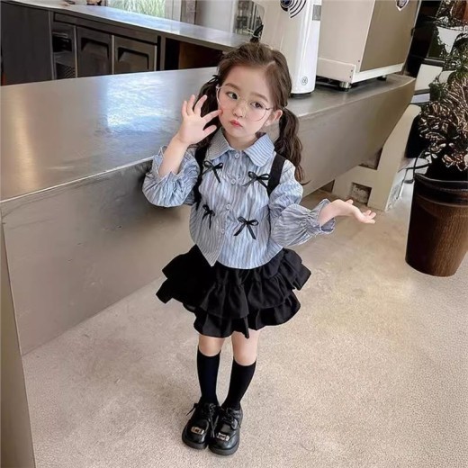 Girls' Shirt Korean Girls Suit