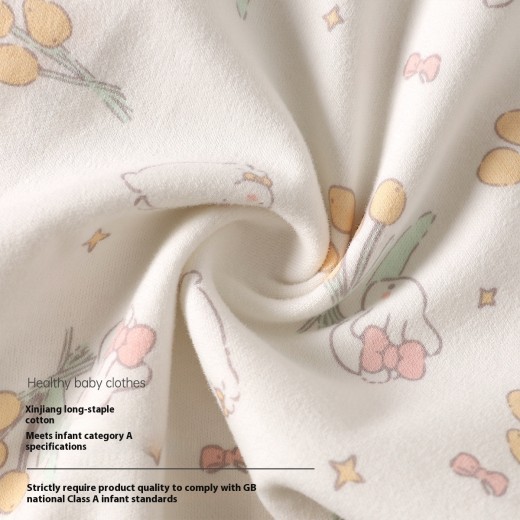 Newborn Spring And Autumn Baby Jumpsuit Cute Jumpsuit