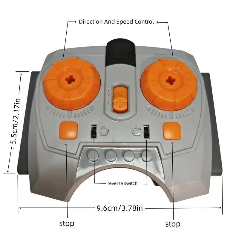 12pcs Technic Train Motor Kit, Complete Power Function Set, Science and Technology Motor Kit for Trains
