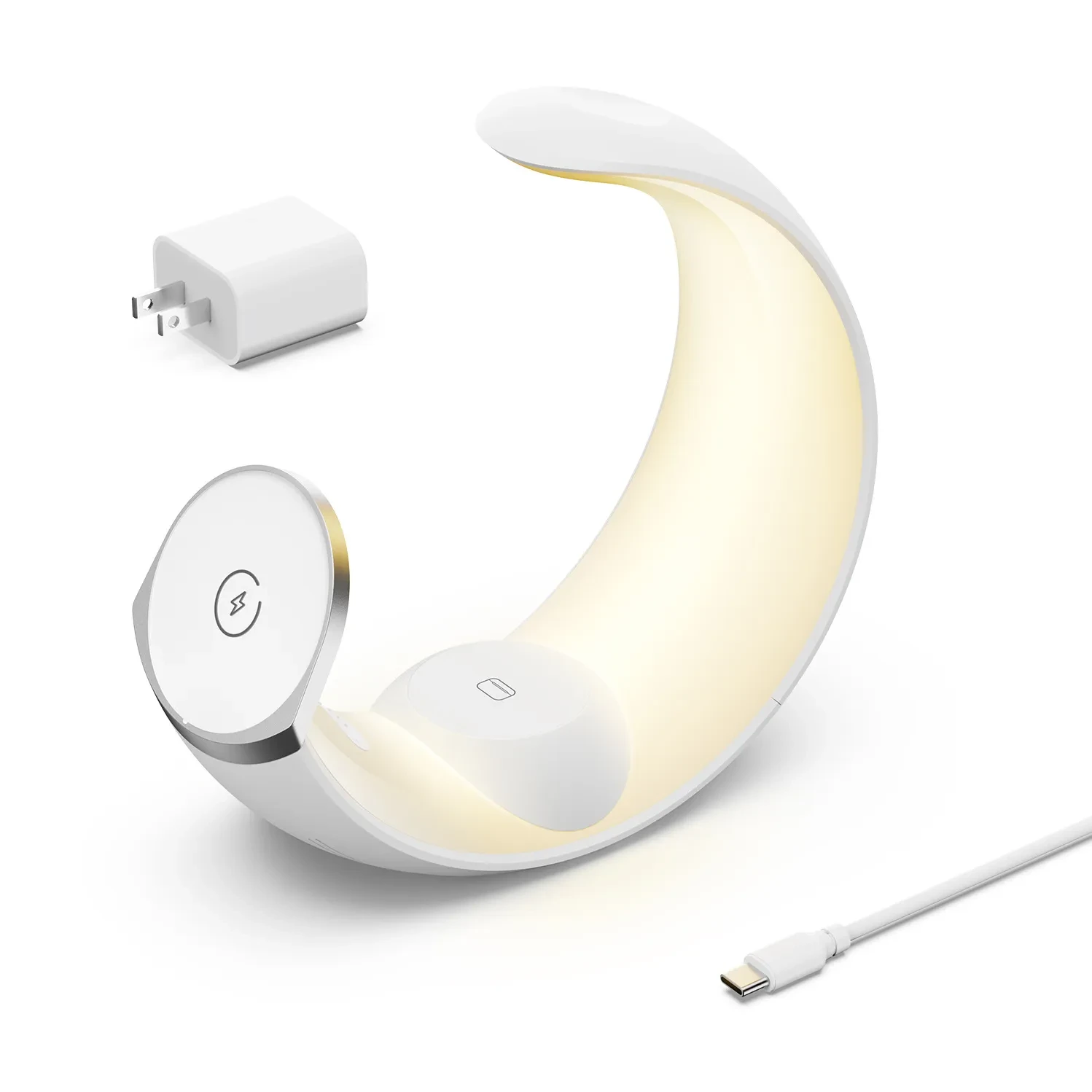 Small Moon Wireless Charger Atmosphere Wake-up Light