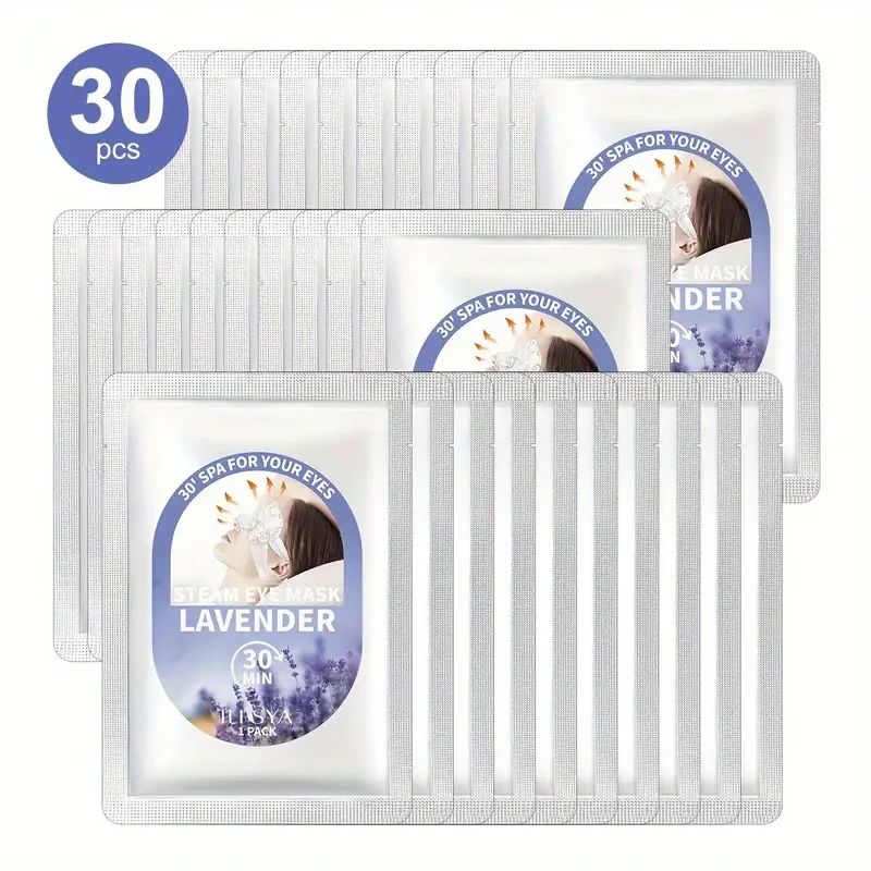 ILISYA Lavender Steam Eye Mask 30pcs