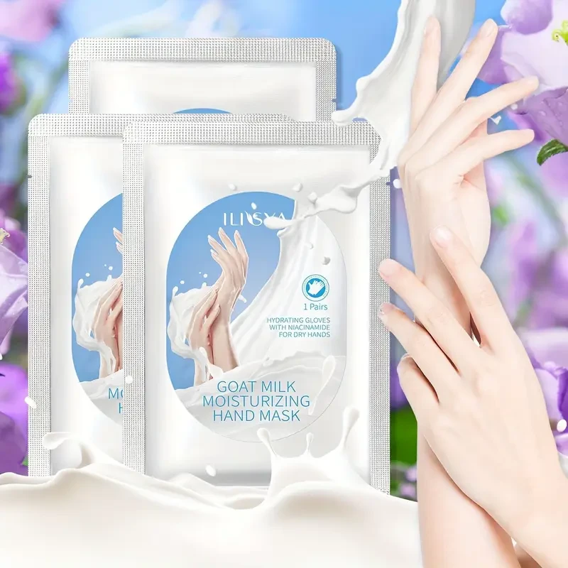 3 pairs, ILISYA goat milk moisturizing hand film