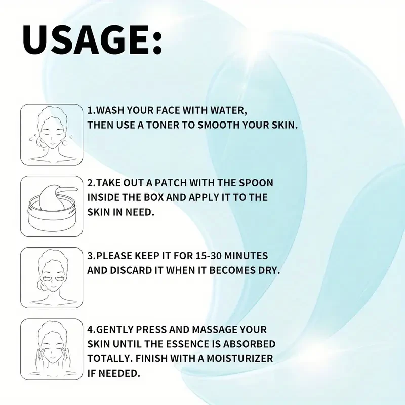 ILISYA Blue Snail Eye Mask 60pcs box