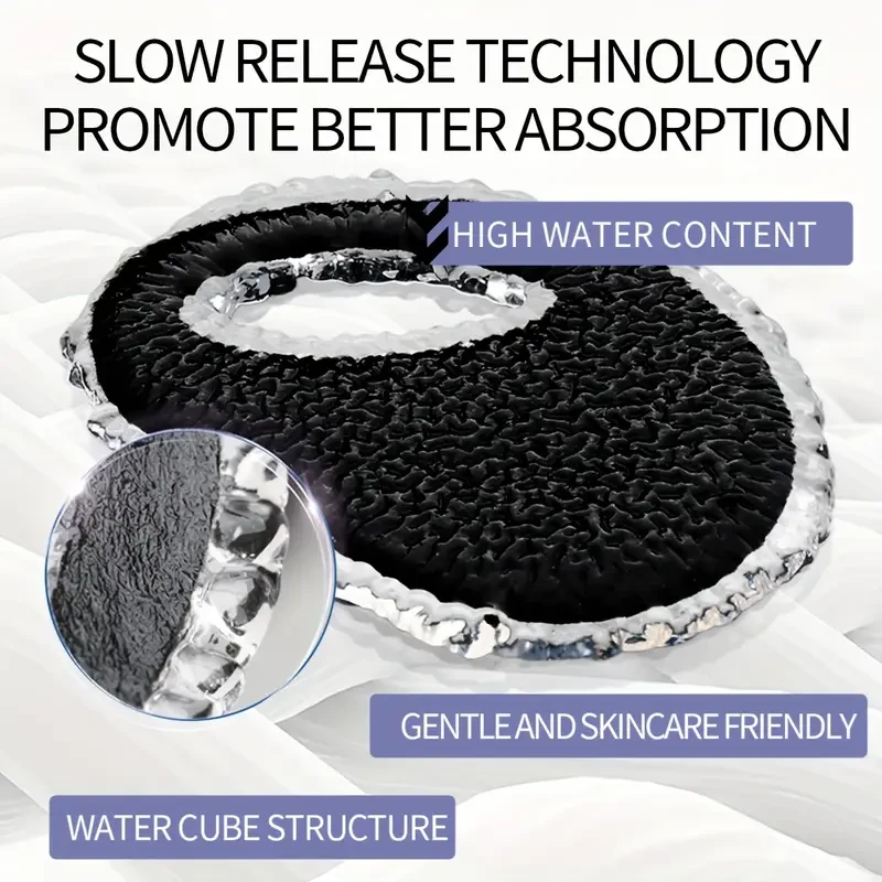 1 Box of ECGG Black Clay Eye Masks