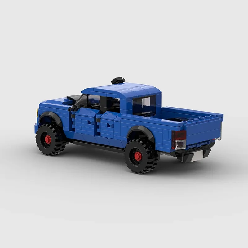 Tacoma TRD Pro Off-road Car Pickup Truck MOC Small Particles Educational Building Blocks Toy