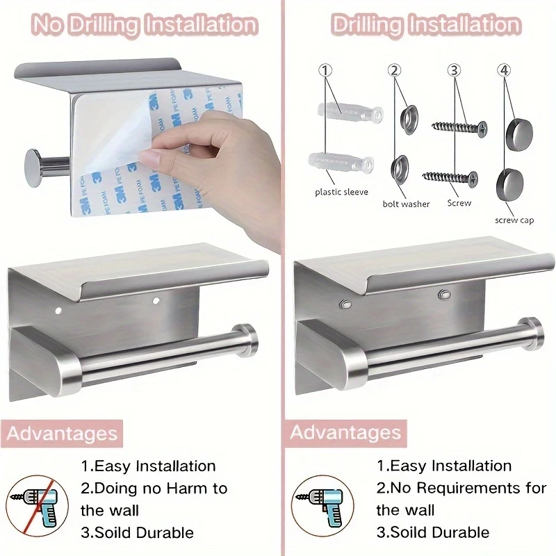 Toilet Paper Holder for Bathroom