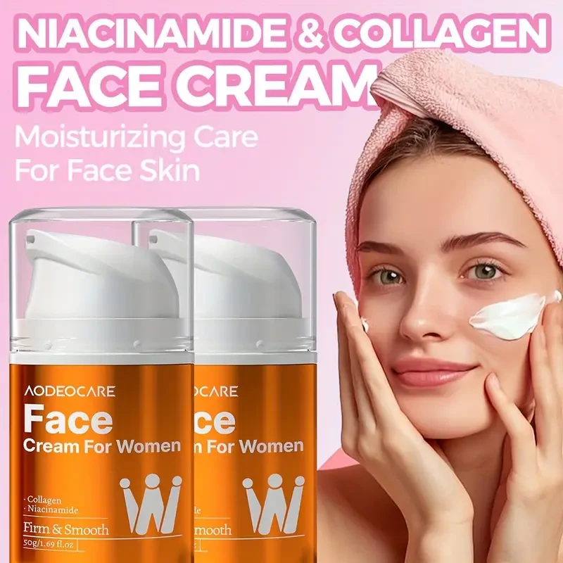 AODEOCARE Women's Collagen & Niacinamide Face Cream