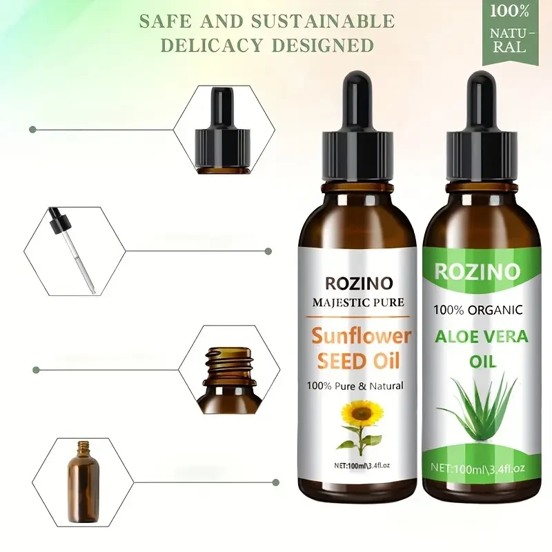 ROZINO Aloe Vera Essential Oil, 100ml
