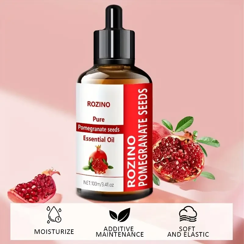 ROZINO Pomegranate Seed Essential Oil, 100% Pure & Natural