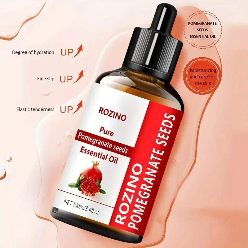 ROZINO Pomegranate Seed Essential Oil, 100% Pure & Natural