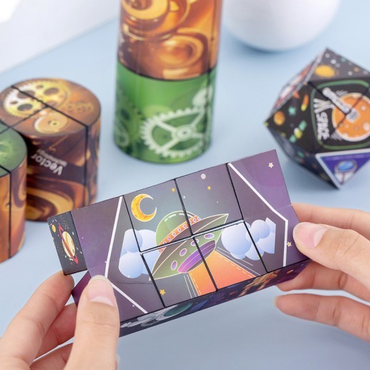 Geometric Variety Infinite Cube Spatial Thinking Puzzle Decompression Toy