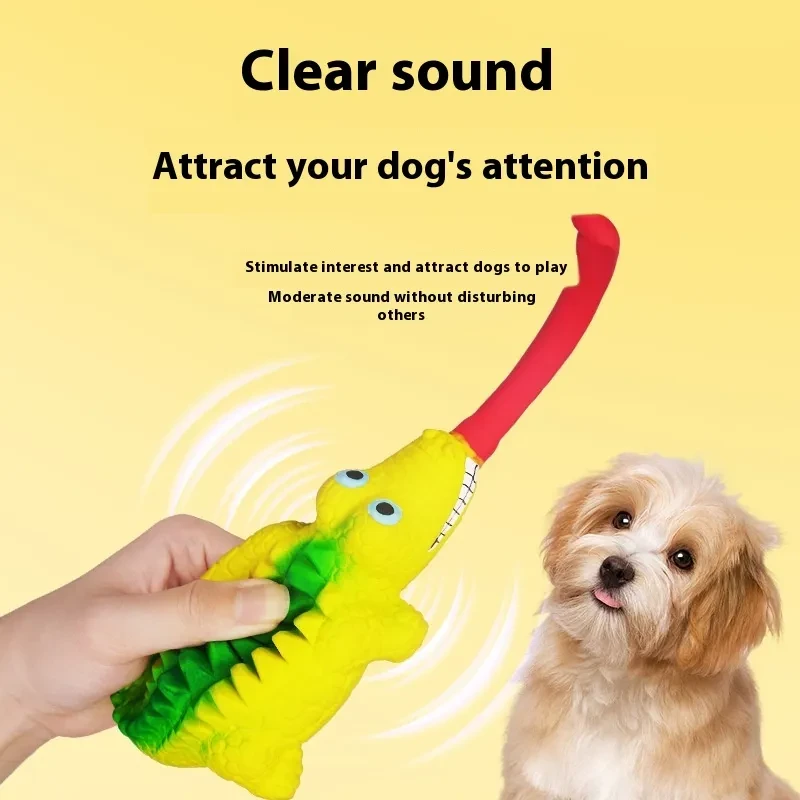 Latex Tongue-sticking Lizard Sounding Toy