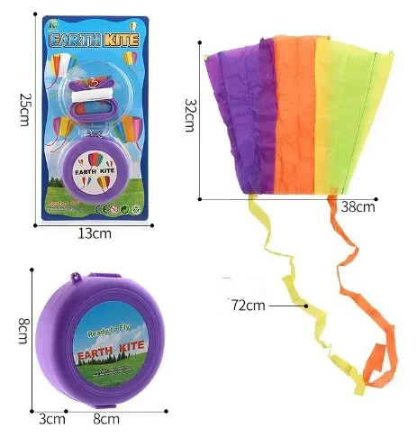 Toy Hand Throw Parachute Ejection Paraglider