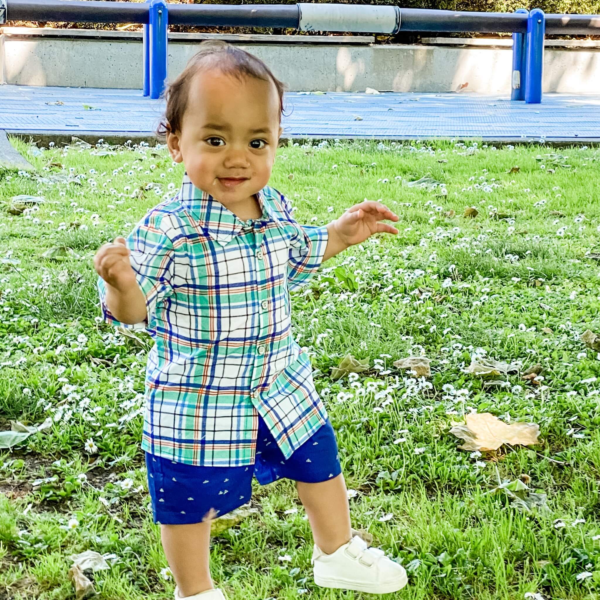 Navy Blue Shorts | 6-9 & 9-12m