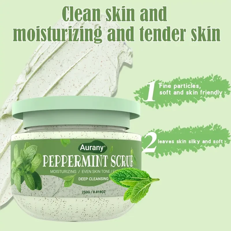 Peppermint Body Scrub Cream