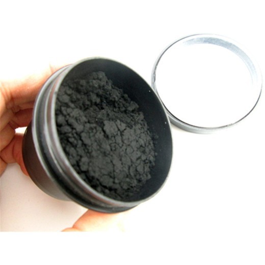 Activated carbon whitening tooth powder