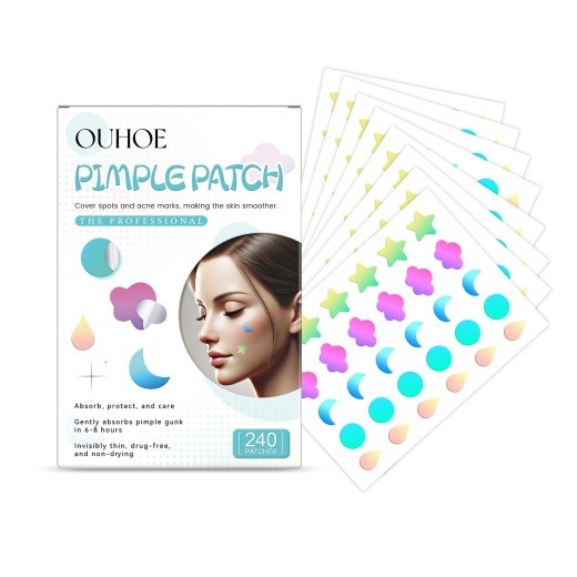 Multi Colored Blemished Acne Patch