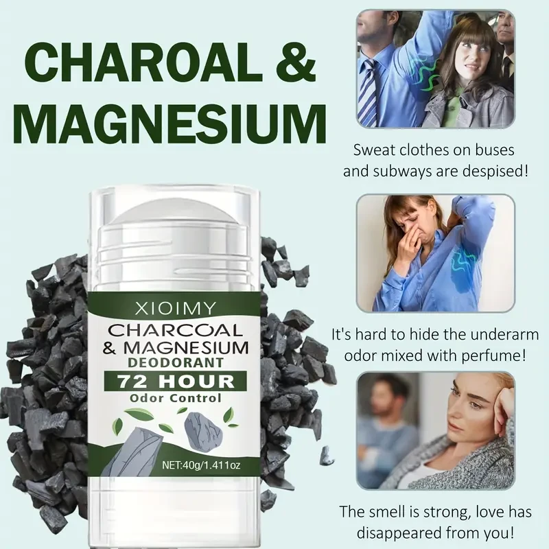 40g activated carbon and magnesium fragrance body cream