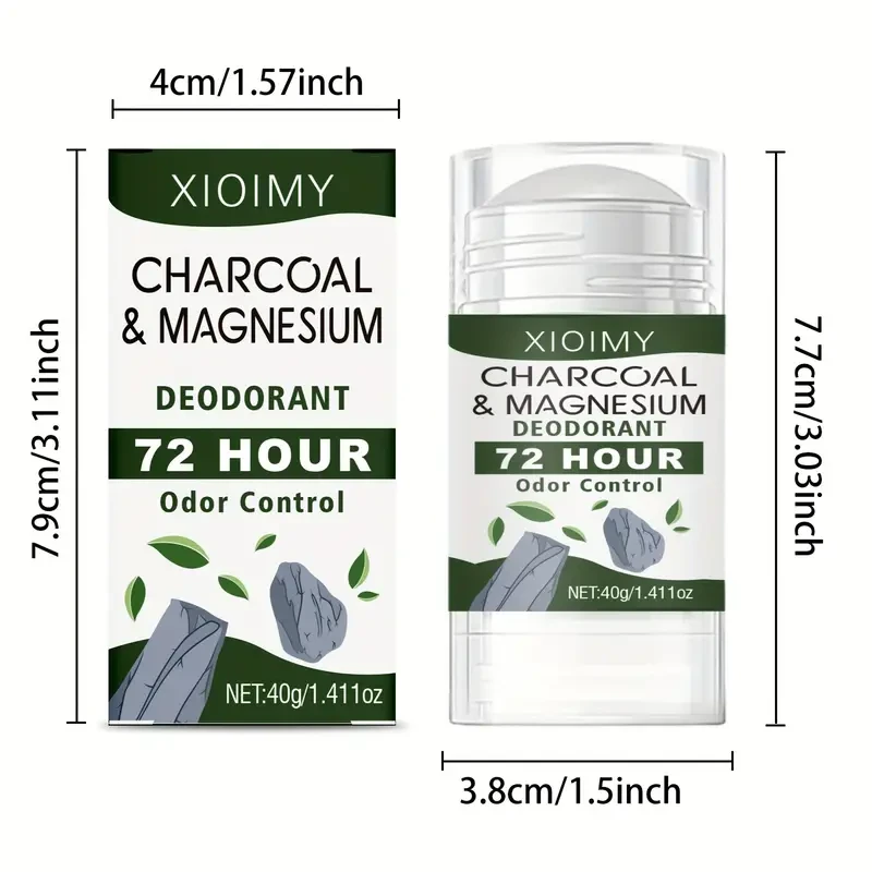 40g activated carbon and magnesium fragrance body cream