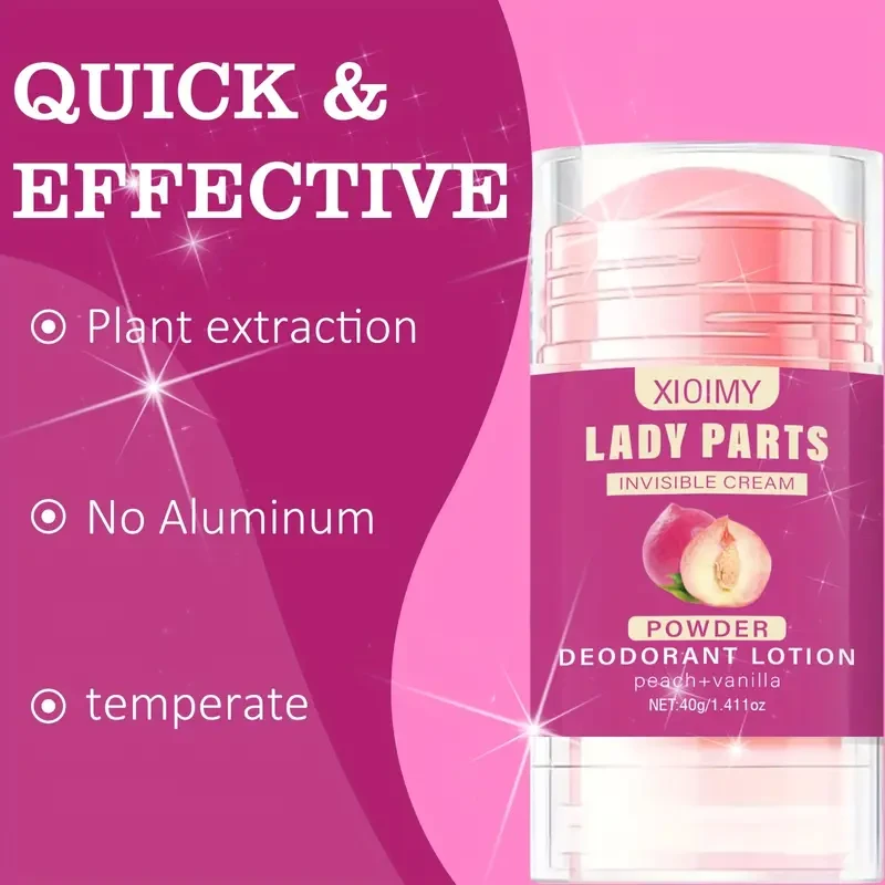 Xioimy Peach Scented Deodorizing Cream, 40g