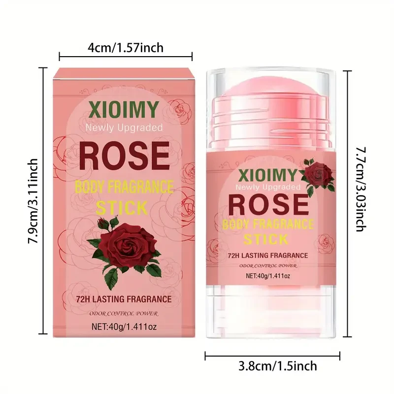 Xioimy Rose & Lavender Deodorant Stick, 40g