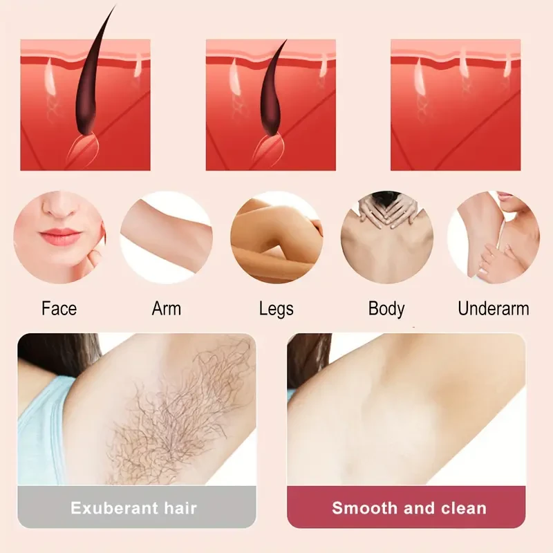 XIOIMY 60g Cherry Blossom Hair Removal Cream for Women