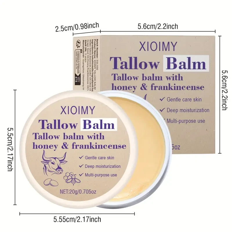 2pcs tallow cream