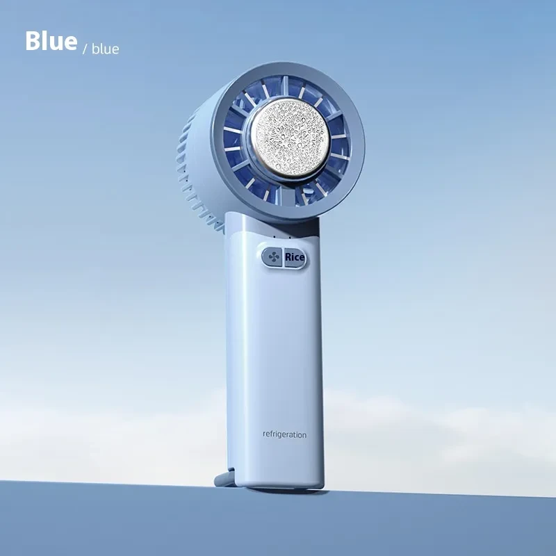 Handheld Turbo Jet Fan Mini Portable Ice Cold Fan Generation