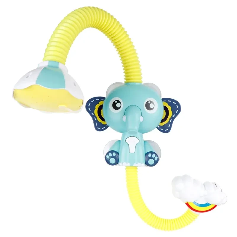 Elephant shower baby bath toy set