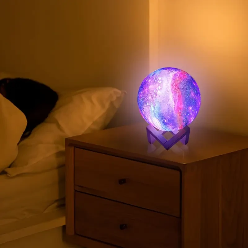 Lunar Light 128 Colors Galaxy Light Table Lamp  Starry Sky Light