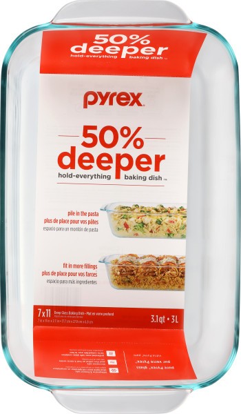 Deep Glass Baking Dish 3L  - Pyrex