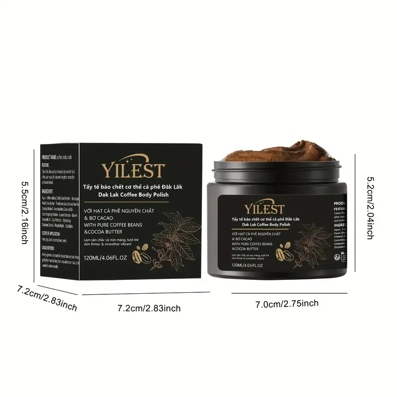 Yilest Coffee & Cocoa Body Scrub