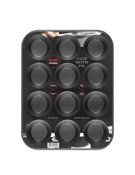 Platinum 12 Cup Muffin Pan  - Pyrex