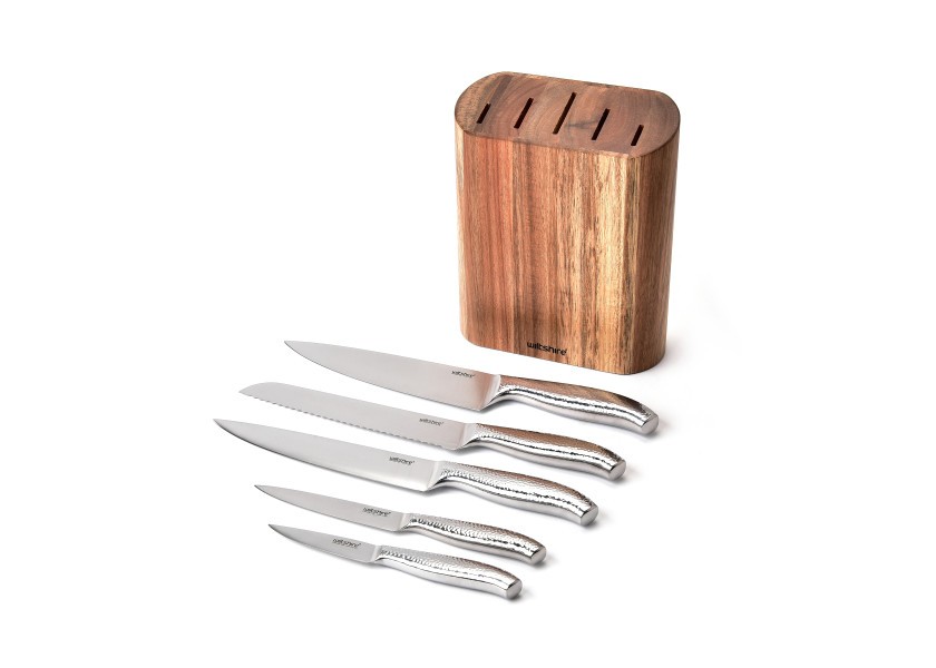 Oval Knife Block 6-Piece Set - Wiltshire
