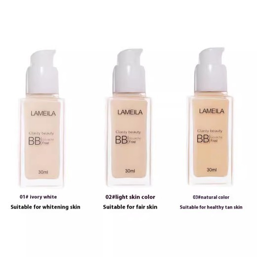 LaMeiLa Liquid Foundation Moisturizing Concealer Long-lasting Finishing Natural