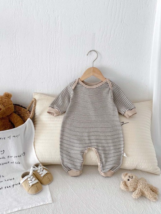 Children's Boneless Striped Casual And Comfortable Jumpsuit